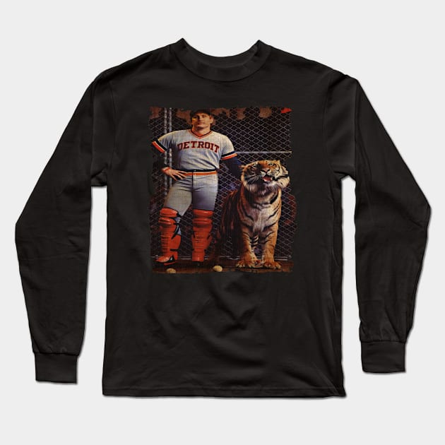 Lance Parrish in Detroit Tigers Long Sleeve T-Shirt by TiiAR MANEH99 